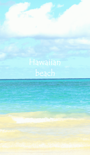 ハワイのビーチ写真着せ替え Line着せかえ 360円