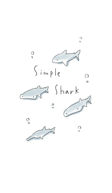 シンプル サメ Line着せかえ 360円