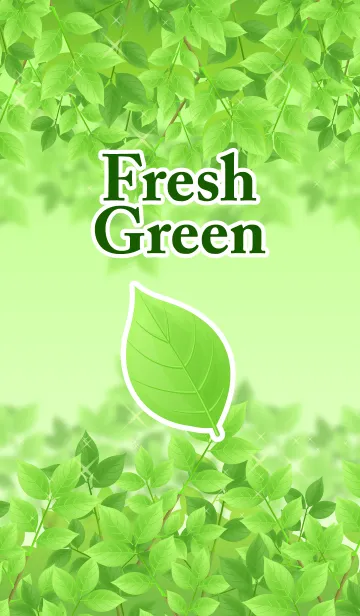 [LINE着せ替え] Fresh Green1の画像1