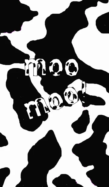 [LINE着せ替え] 牛牛牛！COW！moo！moo！moo！ver2の画像1