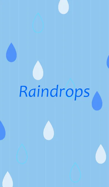 [LINE着せ替え] Raindrops.の画像1