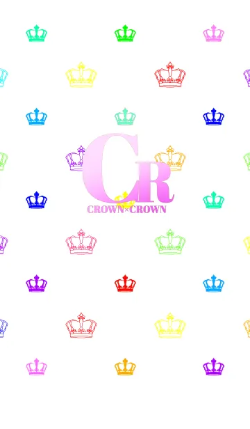 [LINE着せ替え] CROWN x CROWN マルチカラーの画像1