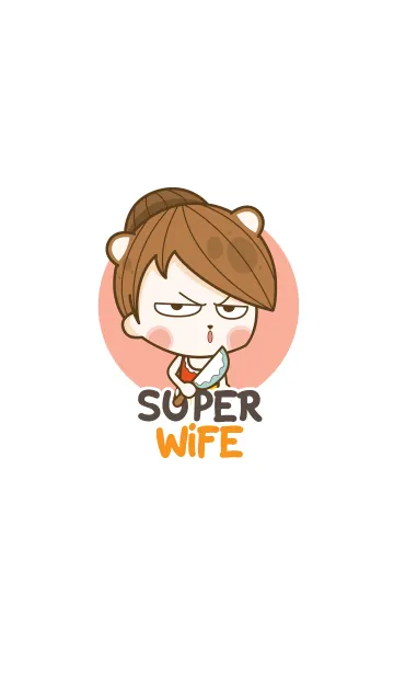 [LINE着せ替え] Super Wifeの画像1