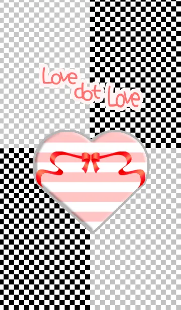 [LINE着せ替え] Love dot Love 2の画像1