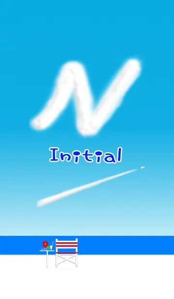 [LINE着せ替え] イニシャルはN ナイスのNの画像1