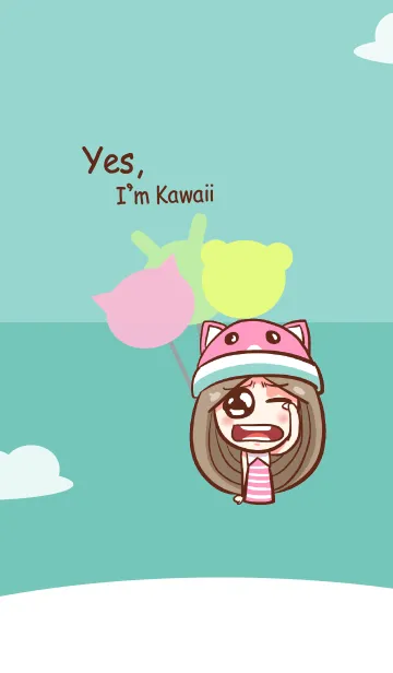 [LINE着せ替え] Yes, I am Kawaii.の画像1