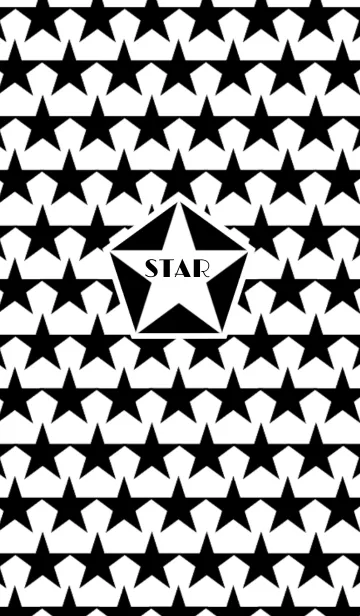 [LINE着せ替え] STAR★モノクロ☆の画像1