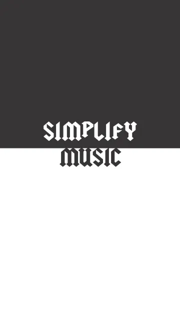 [LINE着せ替え] Simplify musicの画像1