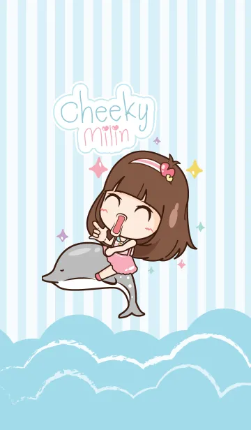 [LINE着せ替え] Cheeky Milinの画像1