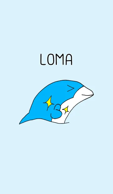 [LINE着せ替え] Loma - The energetic dolphinの画像1