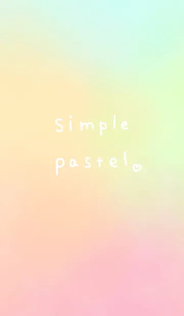 [LINE着せ替え] simple pastel themeの画像1