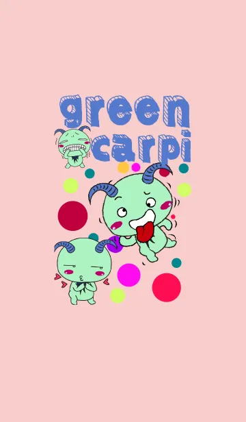 [LINE着せ替え] A Green Carpiの画像1