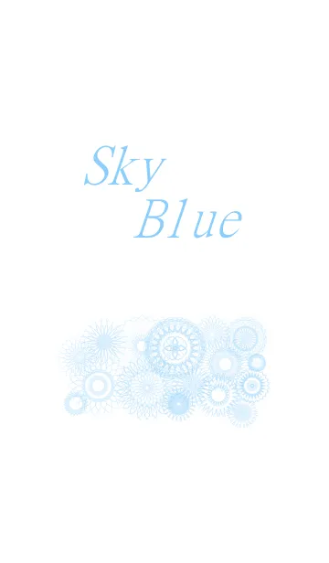 [LINE着せ替え] SkyBlueの画像1