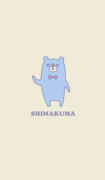 [LINE着せ替え] しまクマの画像1