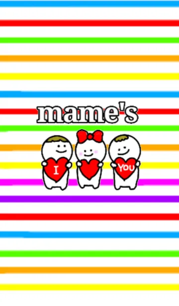 [LINE着せ替え] colorful mame's themeの画像1