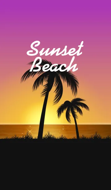 [LINE着せ替え] Sunset Beach！の画像1