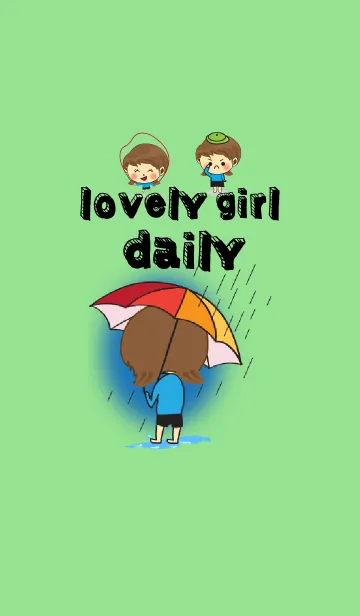 [LINE着せ替え] One of us: Lovely Girl, Dailyの画像1