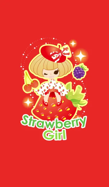 [LINE着せ替え] Strawberry Girl！の画像1