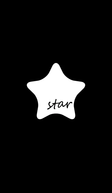 [LINE着せ替え] Star x Blackの画像1