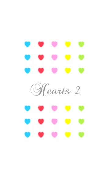 [LINE着せ替え] Hearts 02の画像1