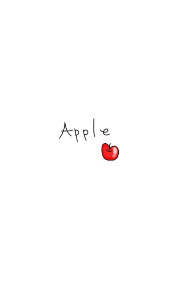 [LINE着せ替え] Simple appleの画像1