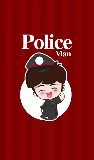 [LINE着せ替え] Police Manの画像1