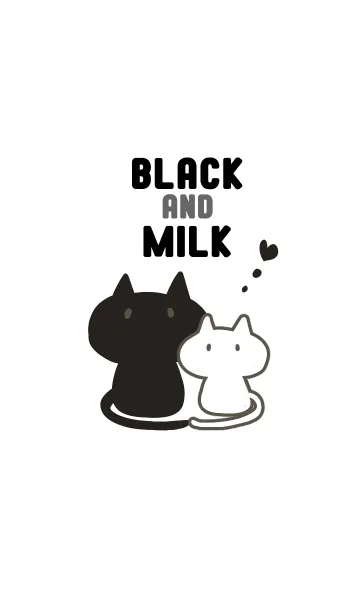 [LINE着せ替え] BLACK and MILKの画像1