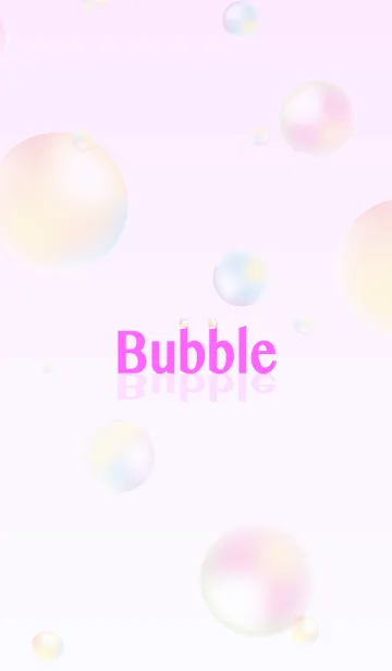 [LINE着せ替え] Bubbleの画像1