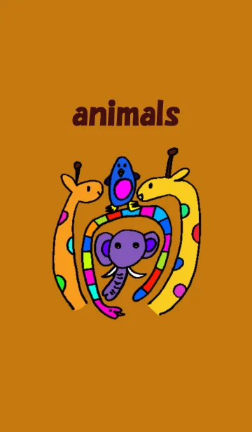 [LINE着せ替え] animalsの画像1