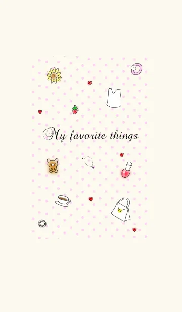 [LINE着せ替え] My favorite thingsの画像1