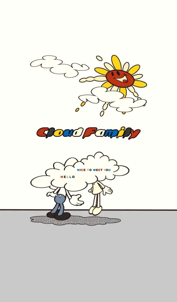 [LINE着せ替え] Cloud Familyの画像1