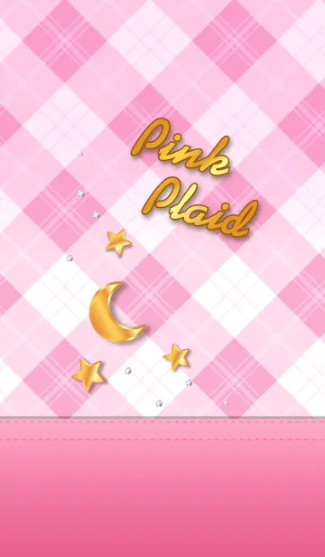 [LINE着せ替え] PINK PLAIDの画像1