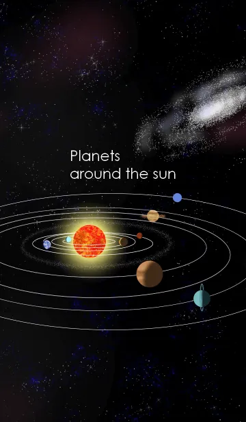 [LINE着せ替え] Planets around the sunの画像1