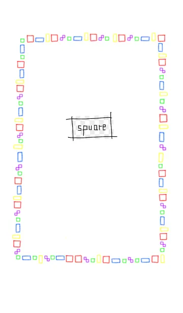 [LINE着せ替え] square × squareの画像1