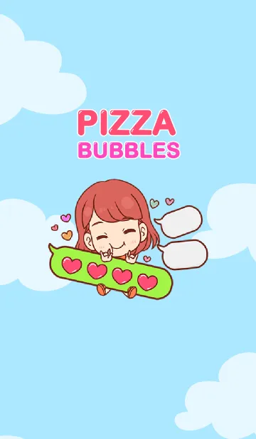 [LINE着せ替え] Pizza bubblesの画像1