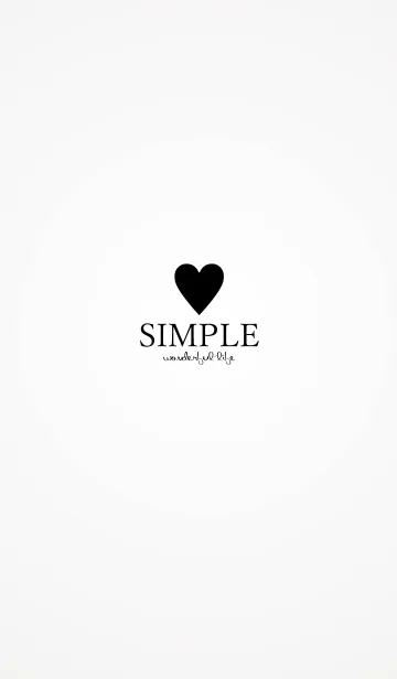 [LINE着せ替え] SIMPLE HEART THEME.の画像1