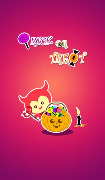 [LINE着せ替え] Trick or Treat at Halloween nightの画像1