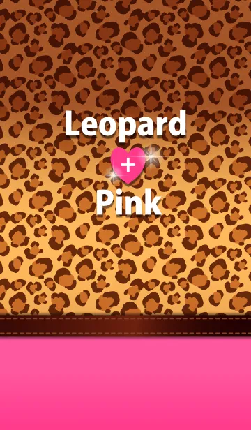 [LINE着せ替え] Leopard+Pinkの画像1