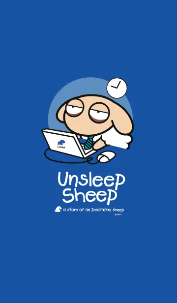 [LINE着せ替え] UNSLEEP SHEEP : Office Lifeの画像1