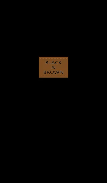 [LINE着せ替え] Black ＆ Brownの画像1