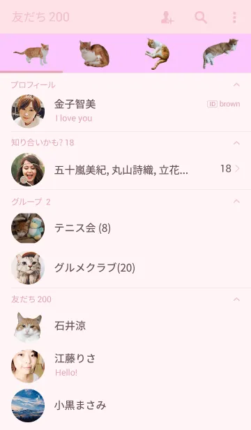 [LINE着せ替え] ねこ【ぽぽ】の画像2