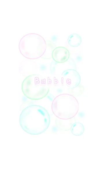 [LINE着せ替え] Colorful bubblesの画像1