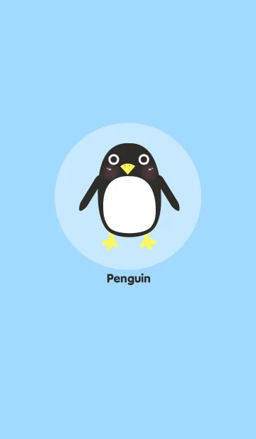 [LINE着せ替え] Simple Penguinの画像1