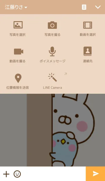 [LINE着せ替え] うさひな with ぺんぺん 3の画像4