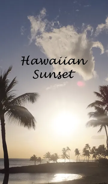 [LINE着せ替え] Hawaiian Sunsetの画像1