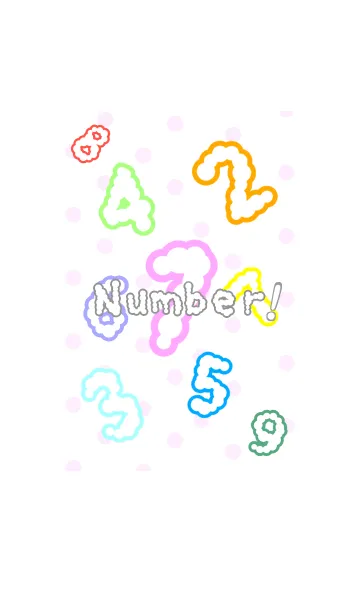 [LINE着せ替え] Number！の画像1