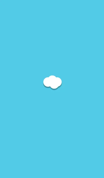 [LINE着せ替え] Simple Cloudの画像1