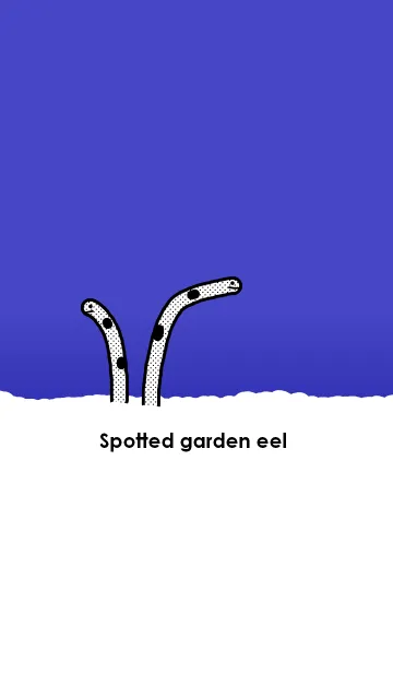 [LINE着せ替え] Spotted garden eels ~チンアナゴ~の画像1