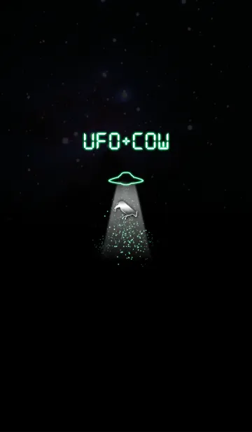 [LINE着せ替え] UFO+COWの画像1