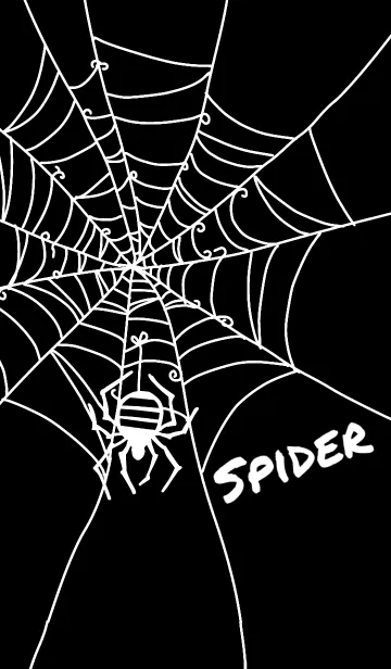 [LINE着せ替え] spider black Ver.の画像1